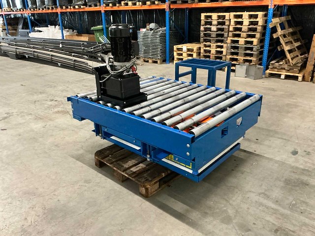 Hymo hydraulische heftafel+rollenbaan - afbeelding 7 van  11
