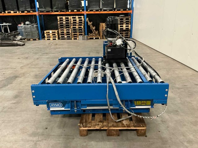 Hymo hydraulische heftafel+rollenbaan - afbeelding 6 van  10