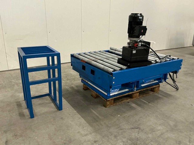 Hymo hydraulische heftafel+rollenbaan - afbeelding 1 van  4