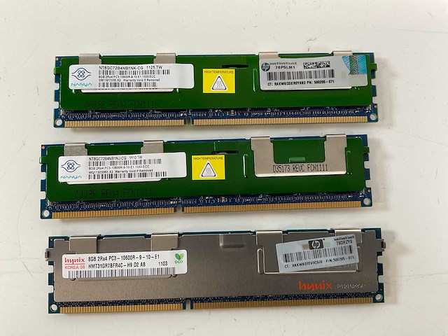 Hynix/nanya mix model 8 gb rams - check description (33x) - afbeelding 4 van  5