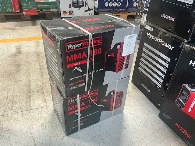 Hyperwelding mma 180 elektrode lasapparaat (2x) - afbeelding 2 van  4