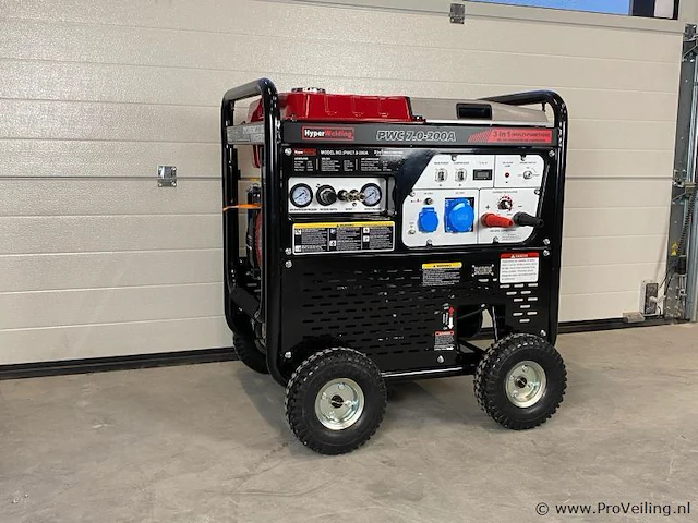 Hyperwelding pwc7.0-200a 3 in 1 multimachine (generator, lasapparaat en luchtcompressor) - afbeelding 1 van  5