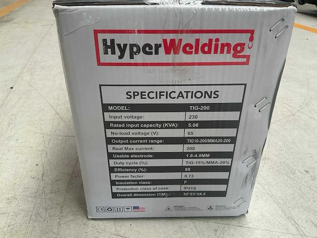 Hyperwelding tig-200 tig-lasmachine (2x) - afbeelding 5 van  5