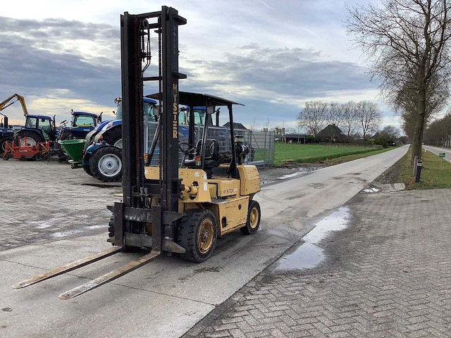 Hyster - 1987 - h4.00xl5 - vorkheftruck - afbeelding 4 van  7