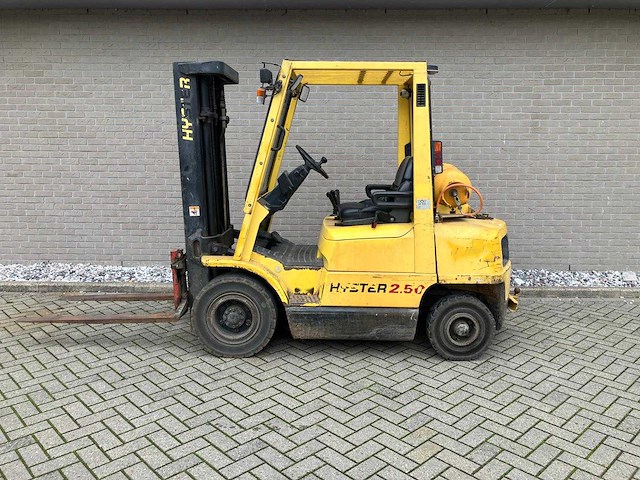 Hyster - 1993 - h2,50xm - vorkheftruck - lpg - afbeelding 2 van  6