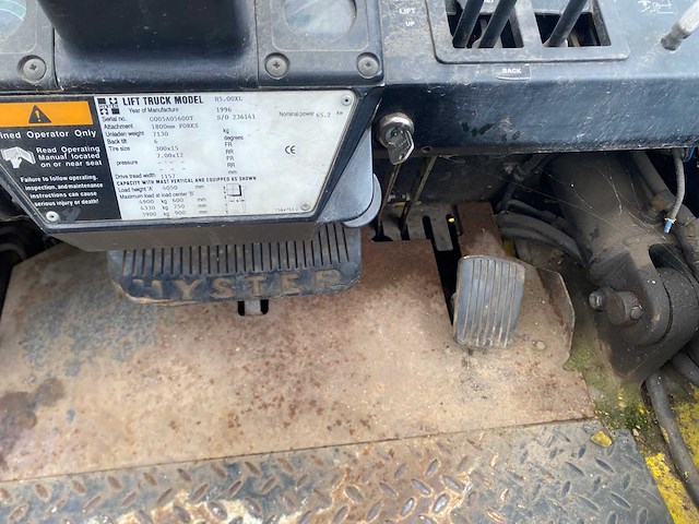 Hyster - 1996 - vista 2 stage - vorkheftruck - afbeelding 10 van  22