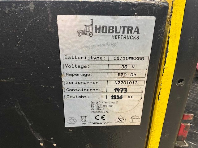 Hyster - 2002 - e 5.50 xl - vorkheftruck - afbeelding 5 van  17