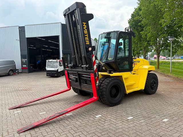 Hyster - 2008 - 9.00xm - 3.75m duplex, vorkversteller, side-shift - 6296 uren - vorkheftruck - afbeelding 1 van  16