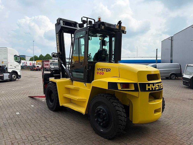 Hyster - 2008 - 9.00xm - 3.75m duplex, vorkversteller, side-shift - 6296 uren - vorkheftruck - afbeelding 10 van  16