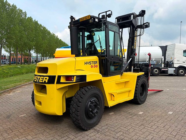 Hyster - 2008 - 9.00xm - 3.75m duplex, vorkversteller, side-shift - 6296 uren - vorkheftruck - afbeelding 11 van  16