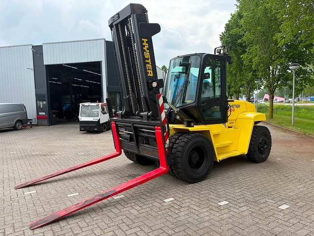 Hyster - 2008 - 9.00xm - 3.75m duplex, vorkversteller, side-shift - 6296 uren - vorkheftruck - afbeelding 1 van  16