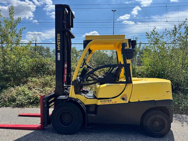 Hyster - 2008 - h5.0ft - 4.7m duplex, side-shift, vorkversteller - vorkheftruck - afbeelding 12 van  22