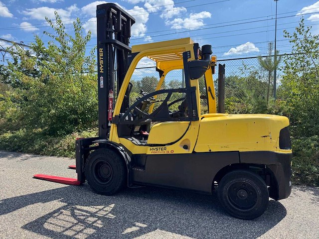 Hyster - 2008 - h5.0ft - 4.7m duplex, side-shift, vorkversteller - vorkheftruck - afbeelding 16 van  22