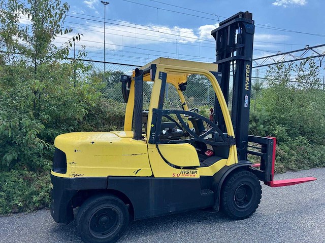 Hyster - 2008 - h5.0ft - 4.7m duplex, side-shift, vorkversteller - vorkheftruck - afbeelding 17 van  22