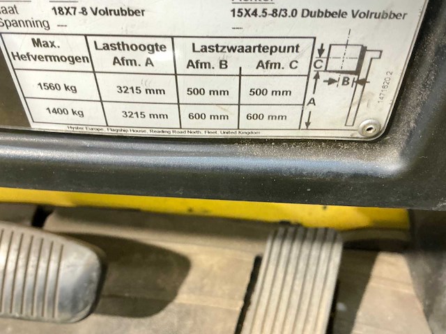 Hyster - 2013 - j1.6xnt - vorkheftruck - afbeelding 19 van  19