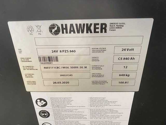 Hyster - 2014 - a1.5xnt - 5.2m triplex, free-lift, side-shift, accu van 2020 - vorkheftruck - afbeelding 7 van  7