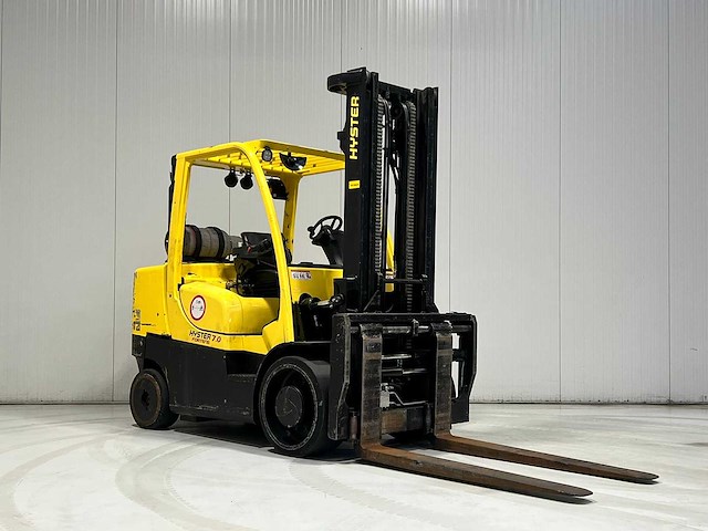 Hyster - 2014 - s7.0ft - 7.0m triplex, side-shift - vorkheftruck - afbeelding 1 van  6