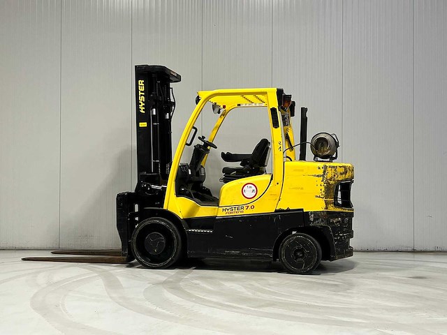 Hyster - 2014 - s7.0ft - 7.0m triplex, side-shift - vorkheftruck - afbeelding 2 van  6