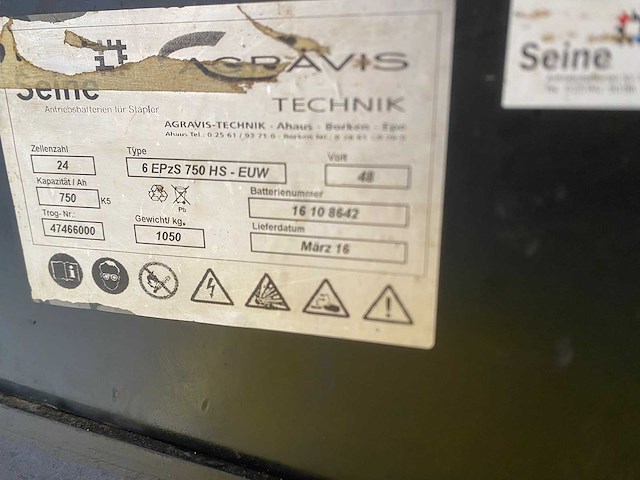 Hyster - 2016 - j2.0xnt lwb - 3.7m duplex, free-lift - vorkheftruck - afbeelding 6 van  6