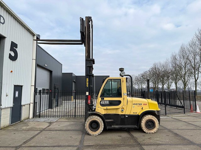 Hyster - 2018 - h8.0tt6 - vorkheftruck 8ton diesel - afbeelding 14 van  27