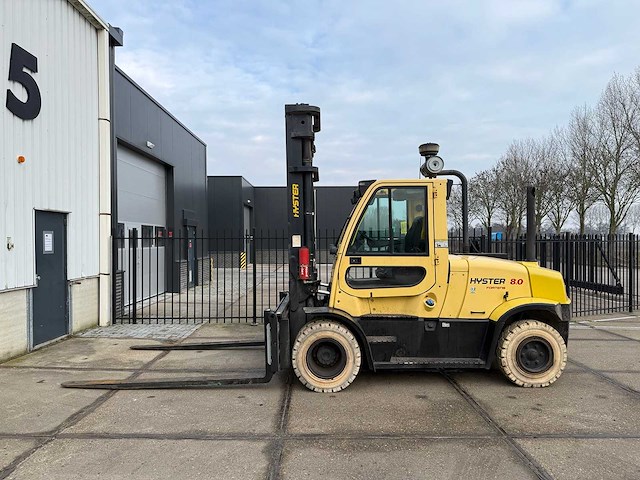 Hyster - 2018 - h8.0tt6 - vorkheftruck 8ton diesel - afbeelding 2 van  27