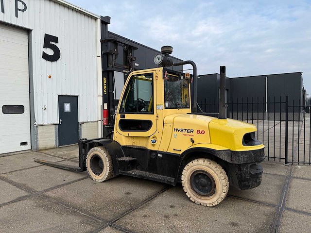 Hyster - 2018 - h8.0tt6 - vorkheftruck 8ton diesel - afbeelding 3 van  27