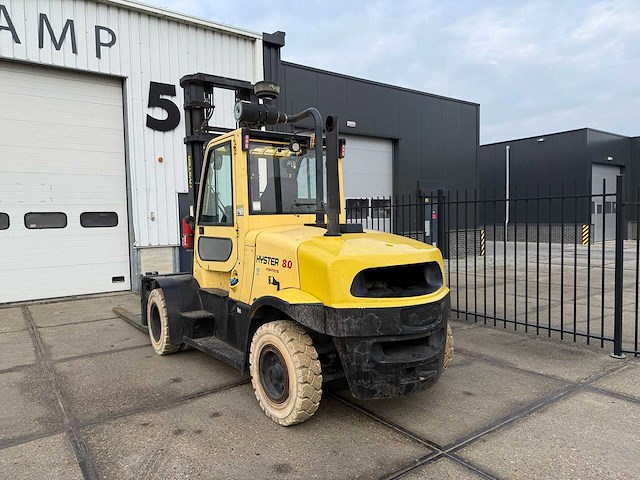 Hyster - 2018 - h8.0tt6 - vorkheftruck 8ton diesel - afbeelding 4 van  27