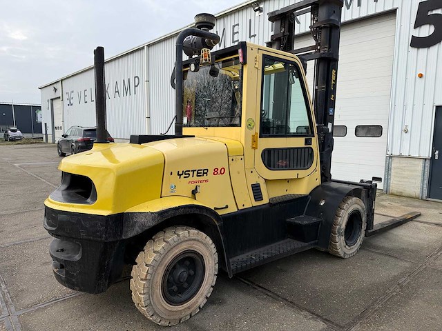 Hyster - 2018 - h8.0tt6 - vorkheftruck 8ton diesel - afbeelding 6 van  27
