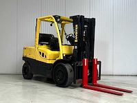 Hyster - 2019 - h5.5ft - 4.15m triplex, free-lift, side-shift - vorkheftruck - afbeelding 1 van  7