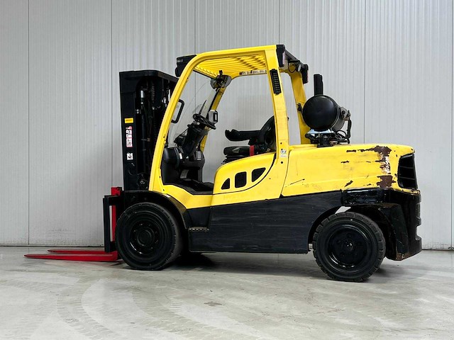 Hyster - 2019 - h5.5ft - 4.15m triplex, free-lift, side-shift - vorkheftruck - afbeelding 2 van  7