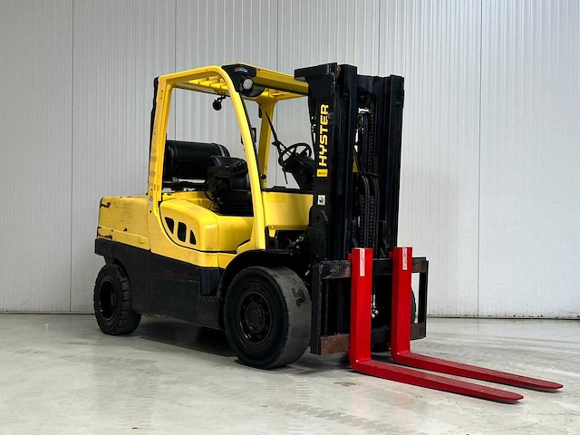 Hyster - 2019 - h5.5ft - 4.15m triplex, free-lift, side-shift - vorkheftruck - afbeelding 1 van  7