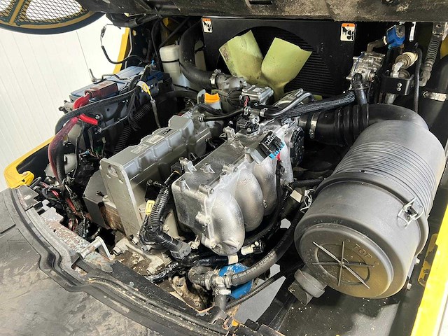 Hyster - 2019 - h5.5ft - 4.15m triplex, free-lift, side-shift - vorkheftruck - afbeelding 3 van  7