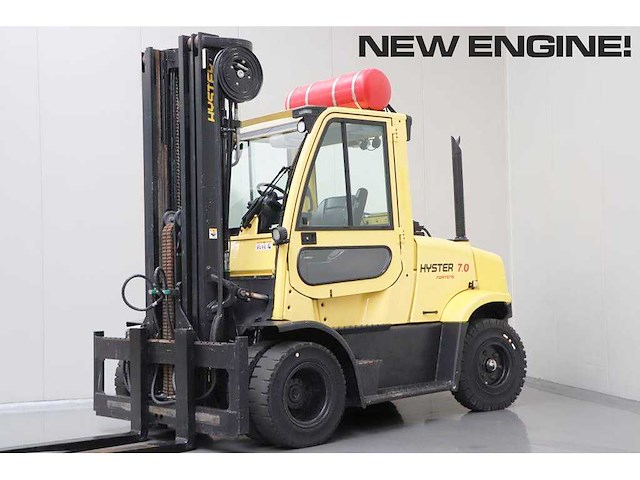 Hyster - 2019 - h7.0ft - nieuwe motor - 5.9m triplex, side-shift - vorkheftruck - afbeelding 2 van  7