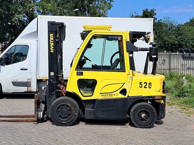 Hyster - 2022 - h4.5fts5 - 2138 uren, 3.4m duplex, vorkversteller, side-shift - vorkheftruck - afbeelding 5 van  12