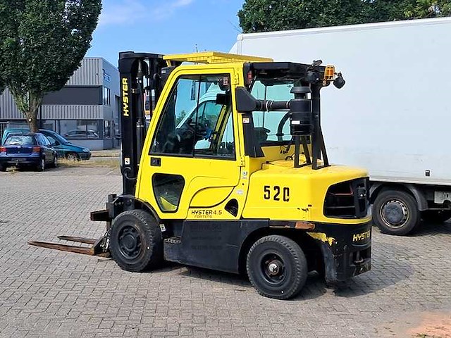 Hyster - 2022 - h4.5fts5 - 2138 uren, 3.4m duplex, vorkversteller, side-shift - vorkheftruck - afbeelding 6 van  12