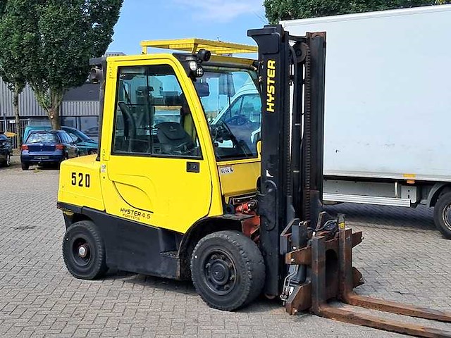 Hyster - 2022 - h4.5fts5 - 2138 uren, 3.4m duplex, vorkversteller, side-shift - vorkheftruck - afbeelding 9 van  12