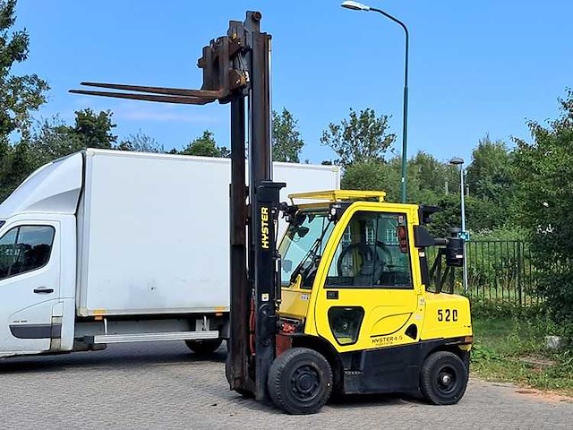 Hyster - 2022 - h4.5fts5 - 2138 uren, 3.4m duplex, vorkversteller, side-shift - vorkheftruck - afbeelding 10 van  12