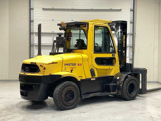 Hyster - 2022 - h8.0ft9 - 3m duplex, rotator, vorkversteller - vorkheftruck - afbeelding 8 van  13