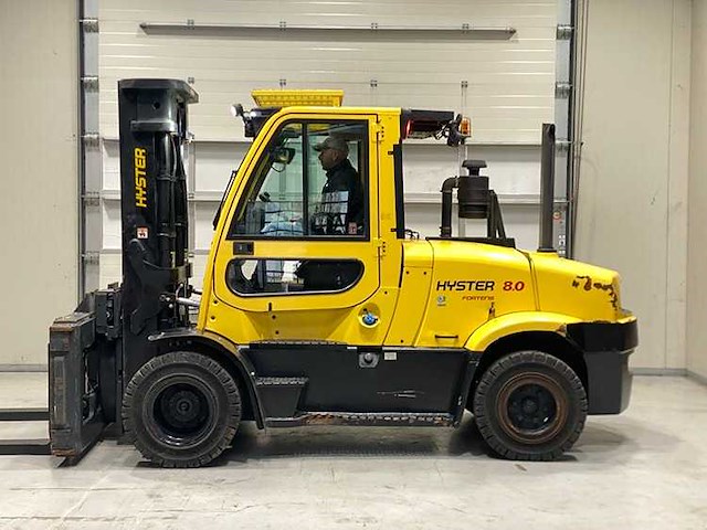 Hyster - 2022 - h8.0ft9 - 3m duplex, rotator, vorkversteller - vorkheftruck - afbeelding 6 van  13