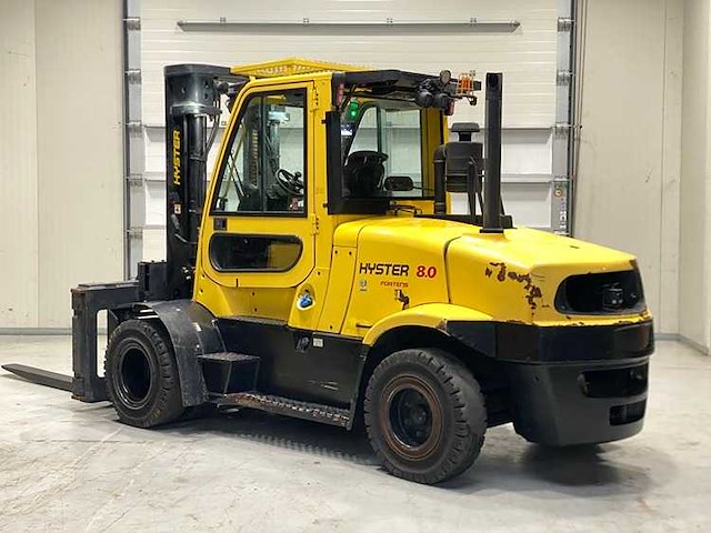 Hyster - 2022 - h8.0ft9 - 3m duplex, rotator, vorkversteller - vorkheftruck - afbeelding 7 van  13