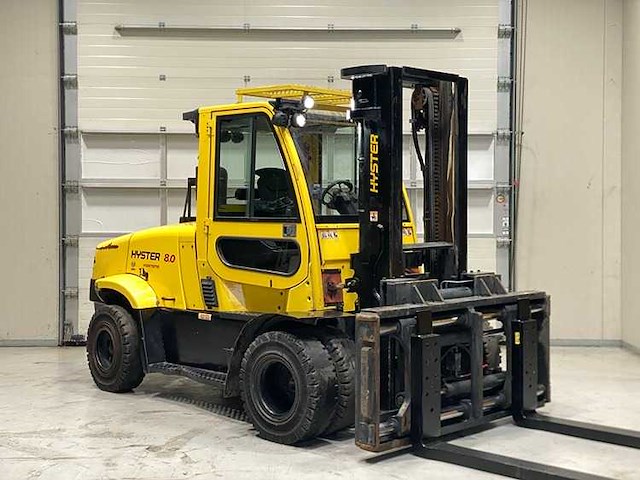 Hyster - 2022 - h8.0ft9 - 3m duplex, rotator, vorkversteller - vorkheftruck - afbeelding 10 van  13