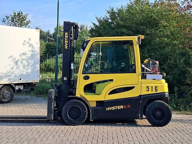 Hyster - 2022 - j5.5xn6 - 1638 uren, 4m duplex, vorkversteller, side-shift - vorkheftruck - afbeelding 6 van  13