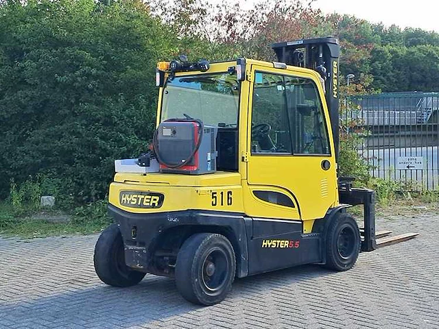 Hyster - 2022 - j5.5xn6 - 1638 uren, 4m duplex, vorkversteller, side-shift - vorkheftruck - afbeelding 4 van  13