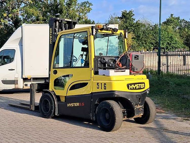 Hyster - 2022 - j5.5xn6 - 1638 uren, 4m duplex, vorkversteller, side-shift - vorkheftruck - afbeelding 7 van  13