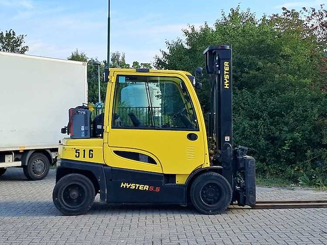 Hyster - 2022 - j5.5xn6 - 1638 uren, 4m duplex, vorkversteller, side-shift - vorkheftruck - afbeelding 9 van  13