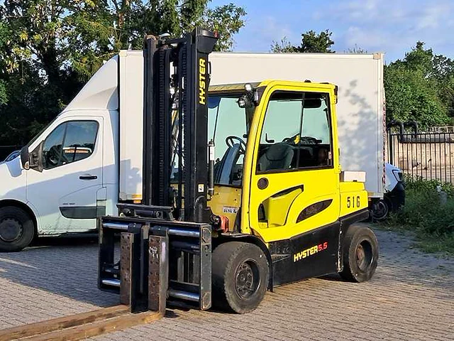 Hyster - 2022 - j5.5xn6 - 1638 uren, 4m duplex, vorkversteller, side-shift - vorkheftruck - afbeelding 1 van  13