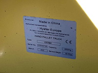 Hyster - 2022 - palletwagen 2.5t - afbeelding 2 van  5