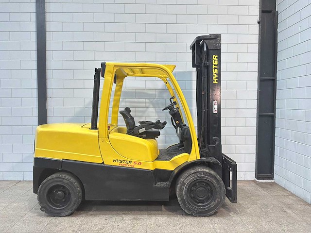 Hyster - h5.00ft - 4.2m duplex, side-shift - vorkheftruck - afbeelding 7 van  10