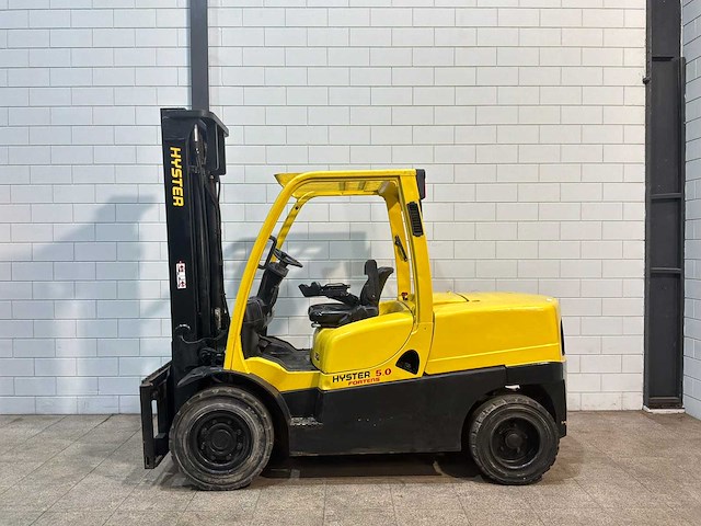 Hyster - h5.00ft - 4.2m duplex, side-shift - vorkheftruck - afbeelding 11 van  17