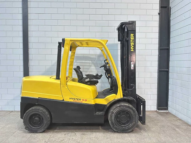 Hyster - h5.00ft - 4.2m duplex, side-shift - vorkheftruck - afbeelding 12 van  17